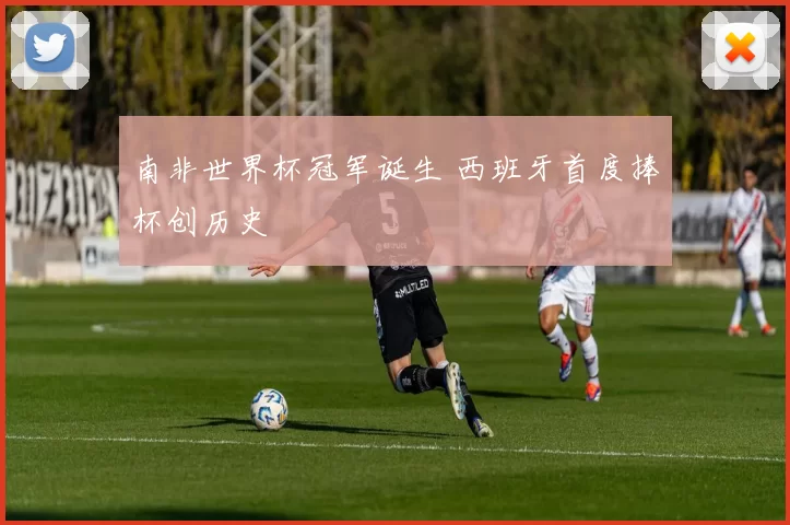 南非世界杯冠军诞生 西班牙首度捧杯创历史